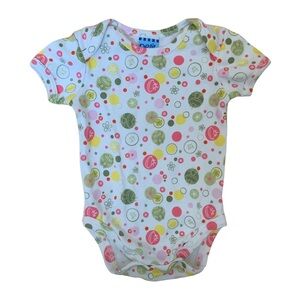 Petit Lem Short Sleeved Bodysuit Baby Size 6M